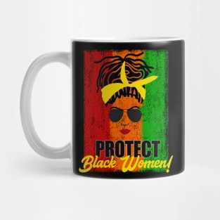 Protect Black Women Locs Mug